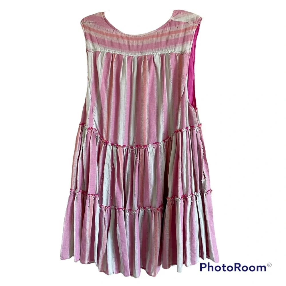 FREE PEOPLE Do It Again BOHO Cotton Mini Dress NWT Small - Picture 11 of 16